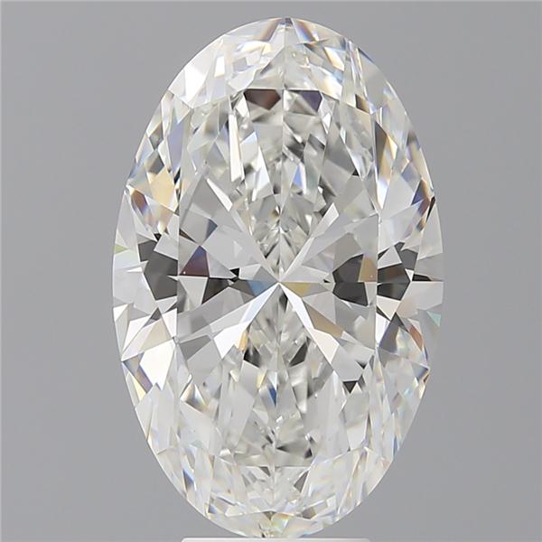 7.09 ct. oval Lab Grown Diamond front image