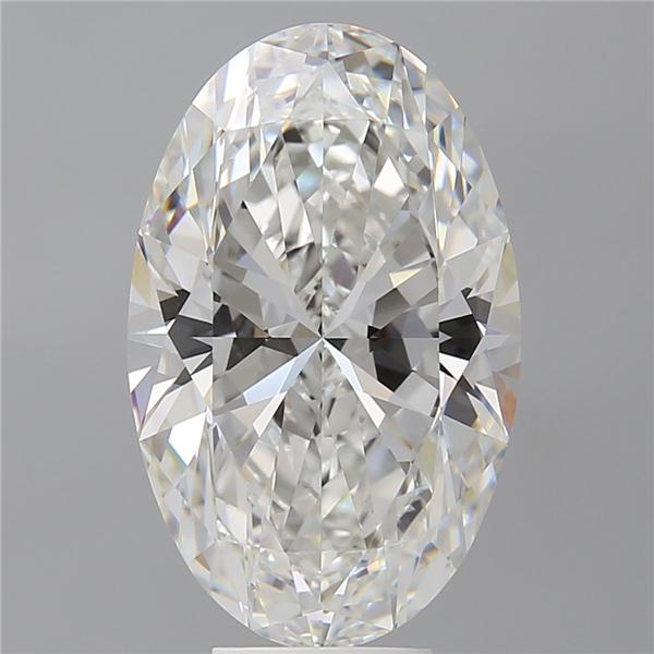 7.58 ct. oval Lab Grown Diamond front image