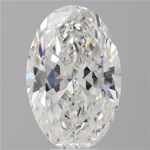 8.05 ct. oval Lab Grown Diamond front image