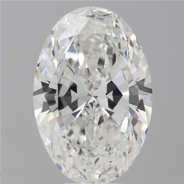 8.58 ct. oval Lab Grown Diamond front image