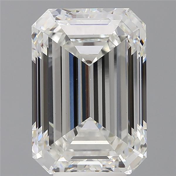 7.55 ct. emerald Lab Grown Diamond front image