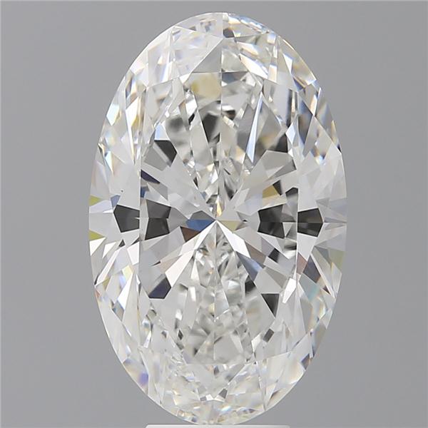 7.58 ct. oval Lab Grown Diamond front image