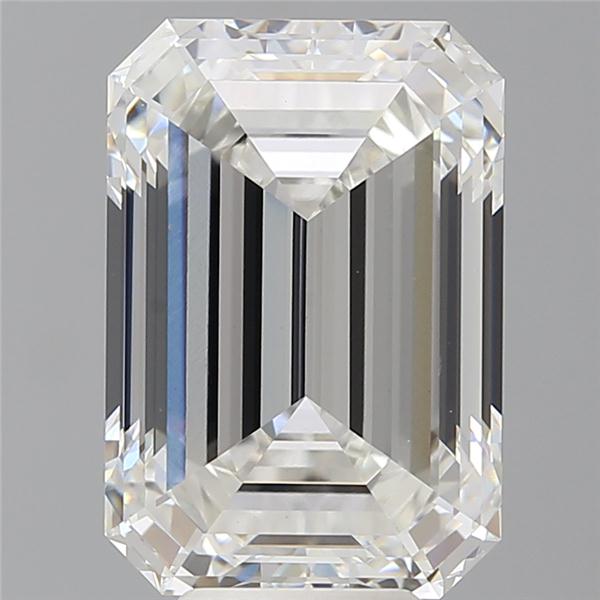 8.01 ct. emerald Lab Grown Diamond front image