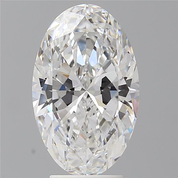4.05 ct. oval Lab Grown Diamond front image