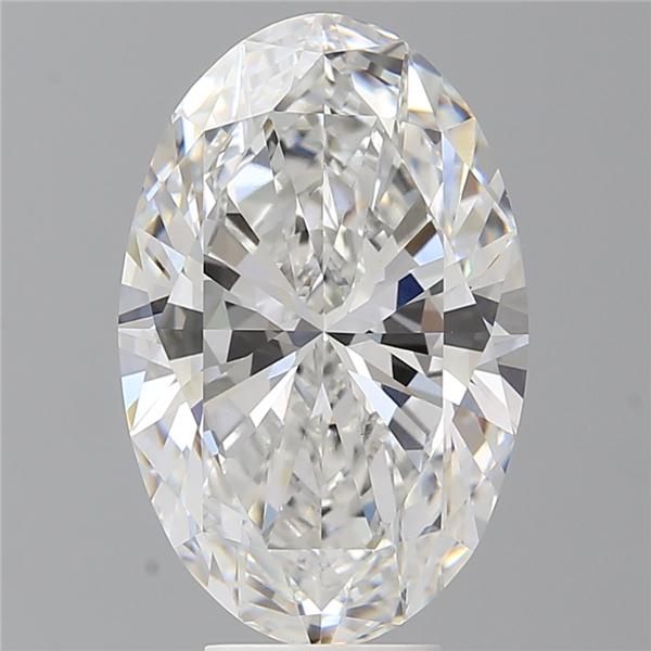 6.55 ct. oval Lab Grown Diamond front image