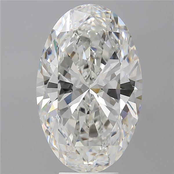 7.05 ct. oval Lab Grown Diamond front image