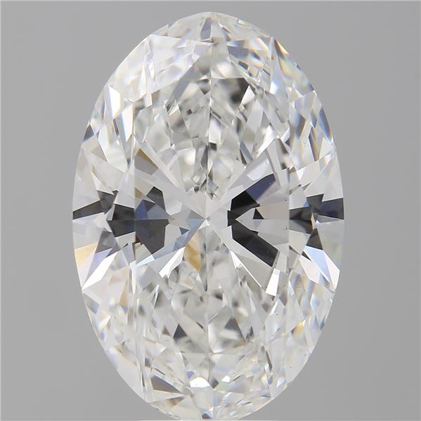 7.09 ct. oval Lab Grown Diamond front image