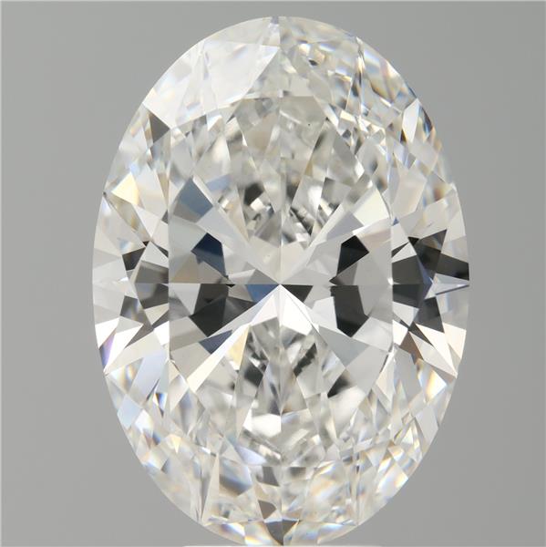7.55 ct. oval Lab Grown Diamond front image
