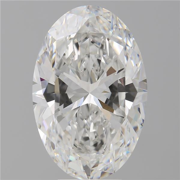 7.58 ct. oval Lab Grown Diamond front image