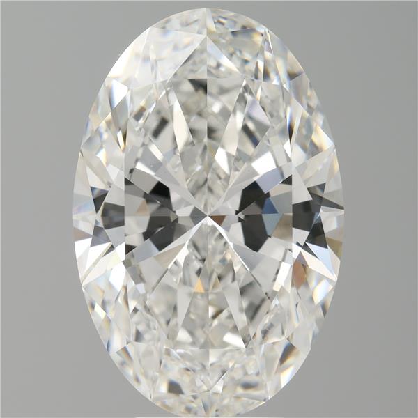 7.04 ct. oval Lab Grown Diamond front image