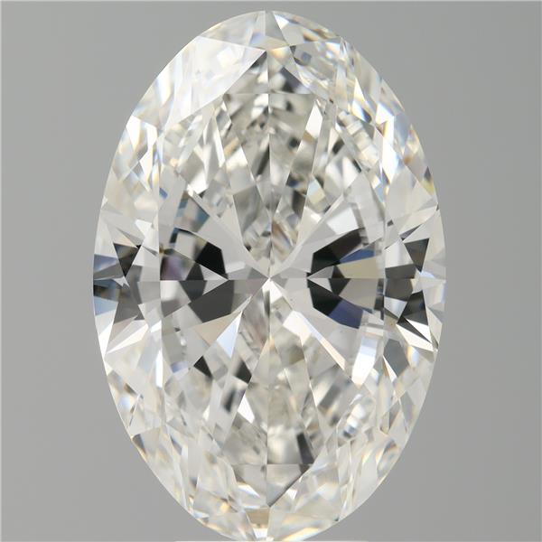 7.08 ct. oval Lab Grown Diamond front image