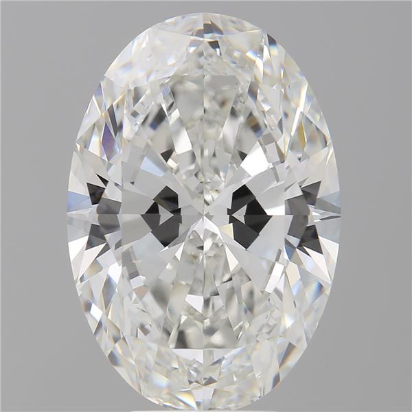 7.09 ct. oval Lab Grown Diamond front image