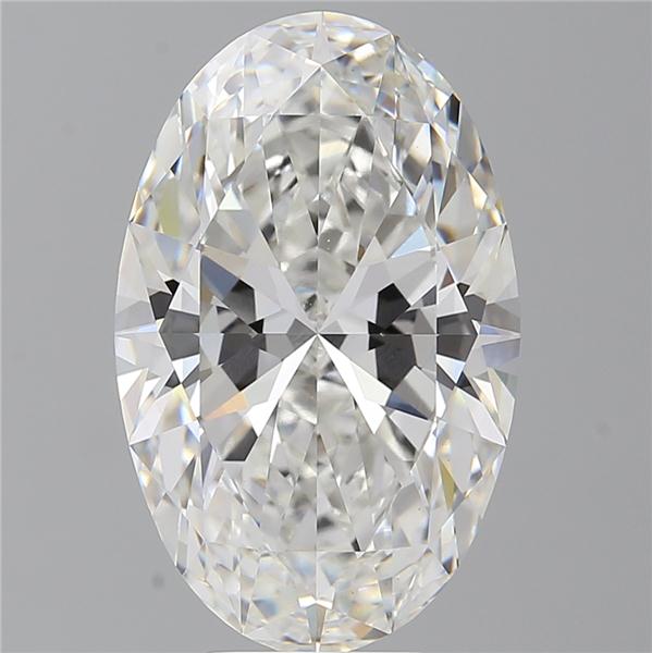 8.10 ct. oval Lab Grown Diamond front image