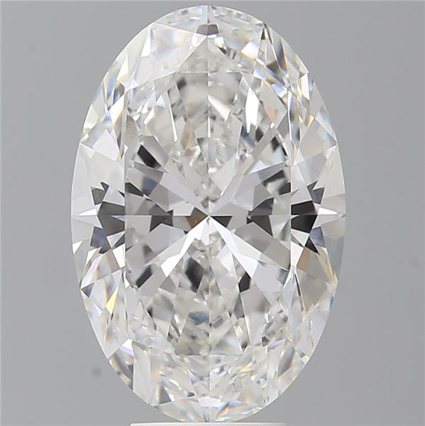 7.08 ct. oval Lab Grown Diamond front image