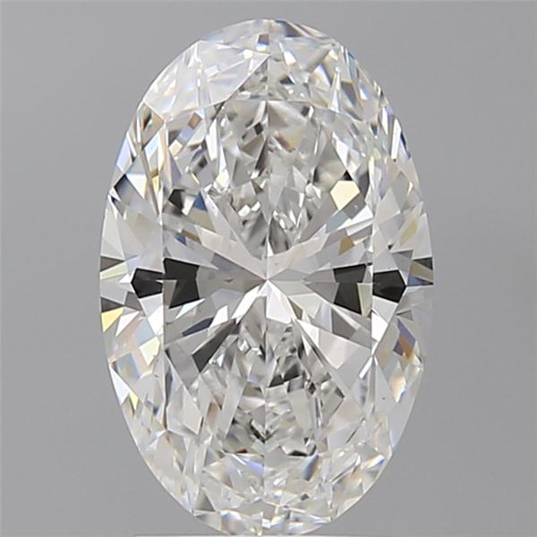 2.58 ct. oval Lab Grown Diamond front image