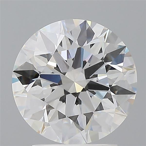 2.60 ct. round Lab Grown Diamond front image