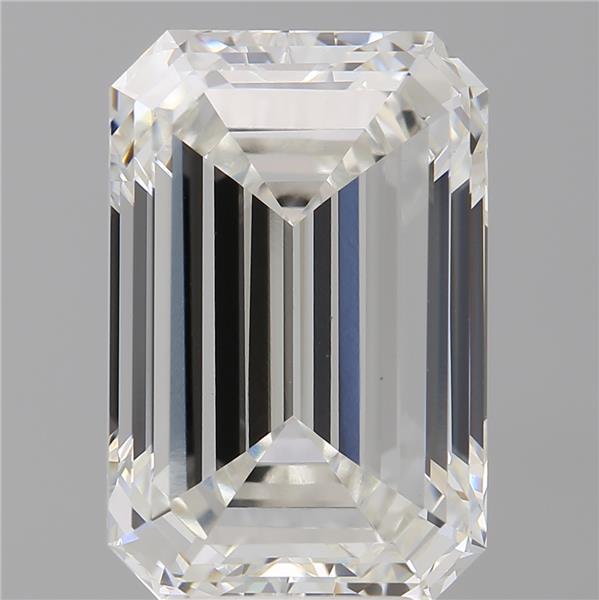 7.05 ct. emerald Lab Grown Diamond front image