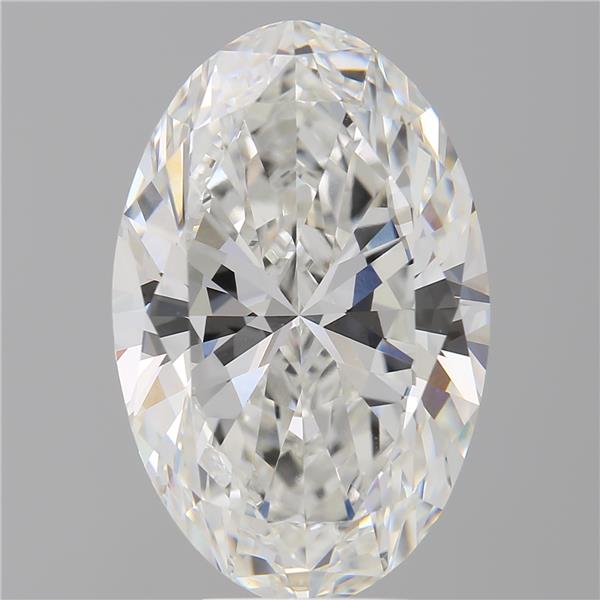 7.09 ct. oval Lab Grown Diamond front image
