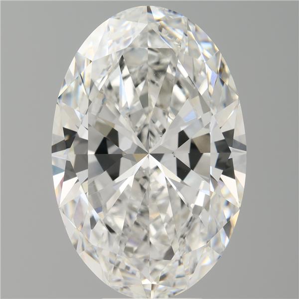 8.04 ct. oval Lab Grown Diamond front image