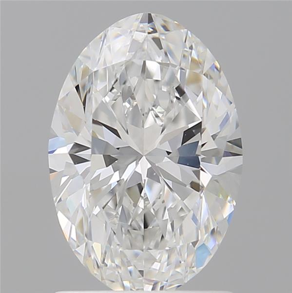 1.57 ct. oval Lab Grown Diamond front image