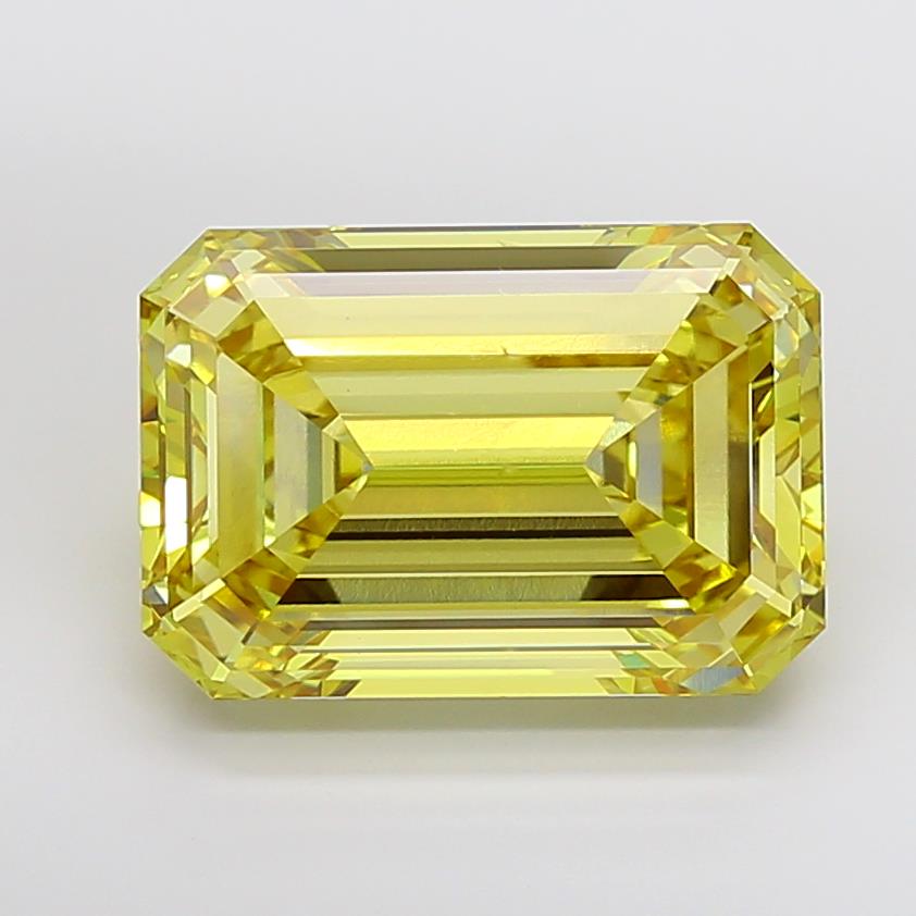 16.70 ct. emerald Lab Grown Diamond front image