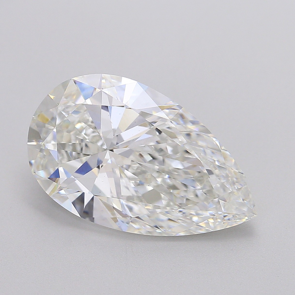 7.03 ct. pear Lab Grown Diamond front image