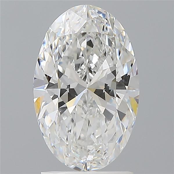 2.06 ct. oval Lab Grown Diamond front image