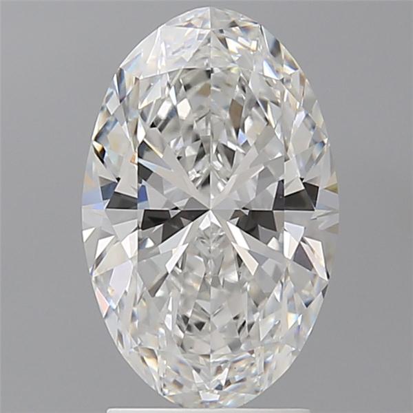 2.56 ct. oval Lab Grown Diamond front image