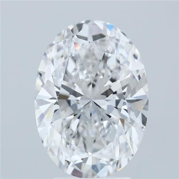 3.60 ct. oval Lab Grown Diamond front image