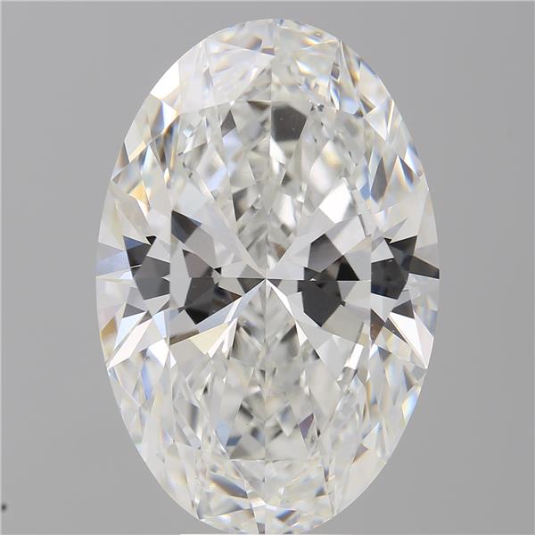 9.06 ct. oval Lab Grown Diamond front image