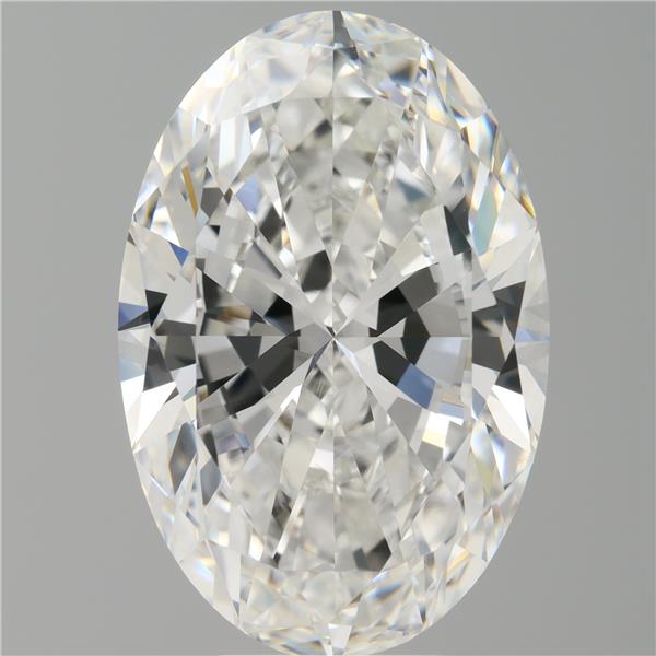 7.99 ct. oval Lab Grown Diamond front image
