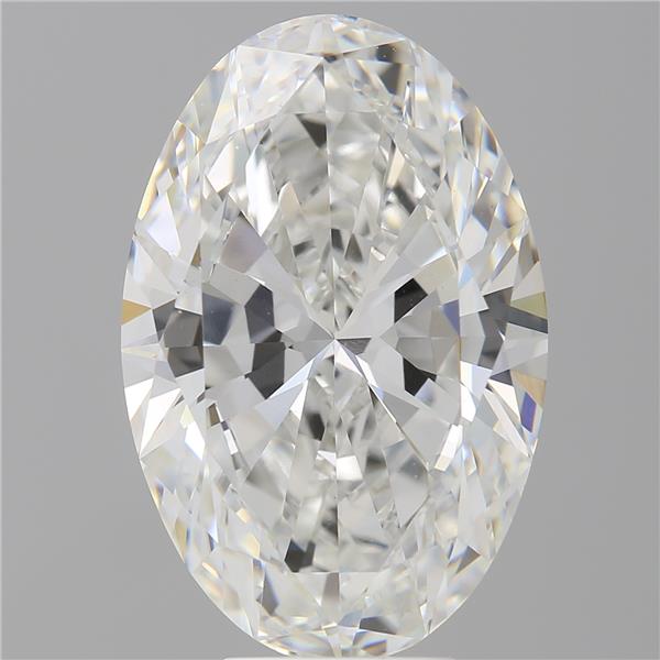 7.09 ct. oval Lab Grown Diamond front image