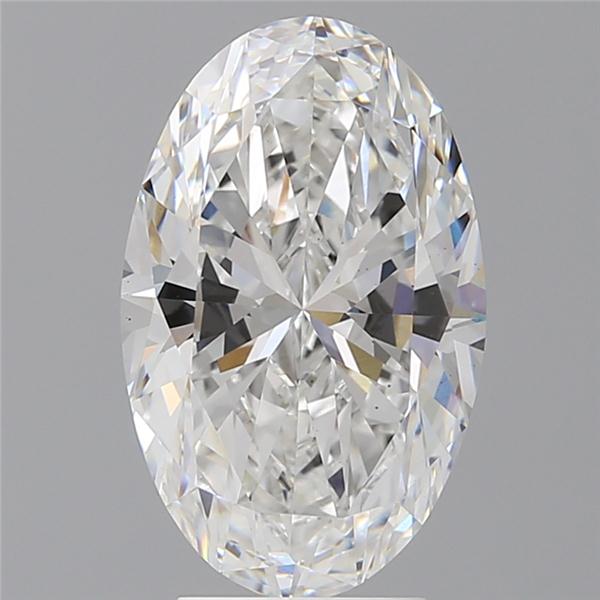 4.09 ct. oval Lab Grown Diamond front image
