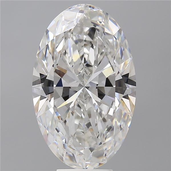 8.10 ct. oval Lab Grown Diamond front image