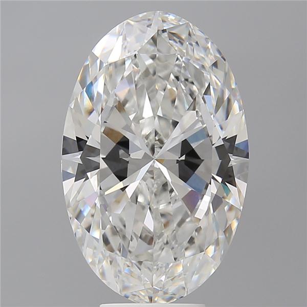 7.10 ct. oval Lab Grown Diamond front image