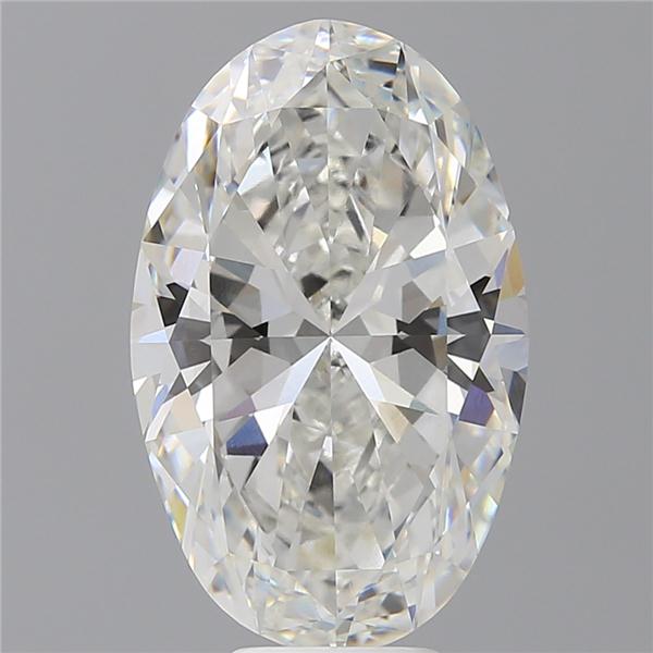 7.55 ct. oval Lab Grown Diamond front image