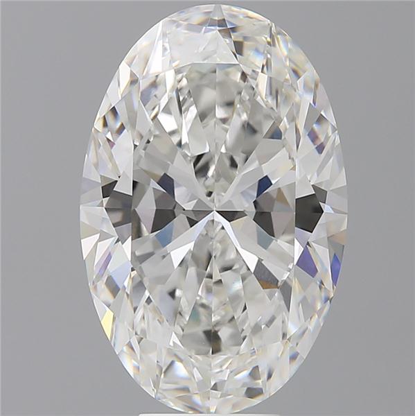 8.09 ct. oval Lab Grown Diamond front image