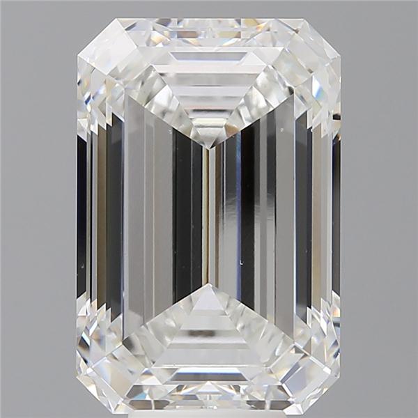 9.58 ct. emerald Lab Grown Diamond front image