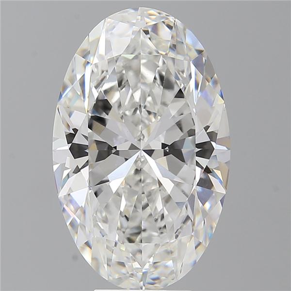 7.59 ct. oval Lab Grown Diamond front image