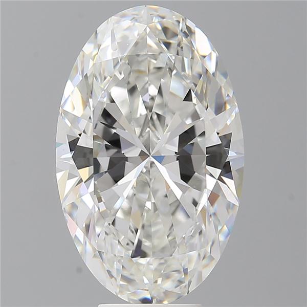 7.56 ct. oval Lab Grown Diamond front image