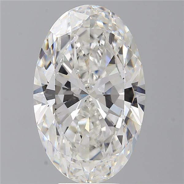 7.55 ct. oval Lab Grown Diamond front image