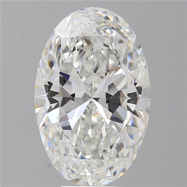 7.58 ct. oval Lab Grown Diamond front image