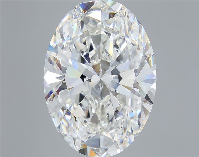 13.08 ct. oval Lab Grown Diamond front image