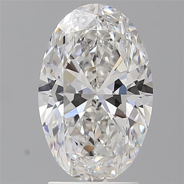 2.52 ct. oval Lab Grown Diamond front image