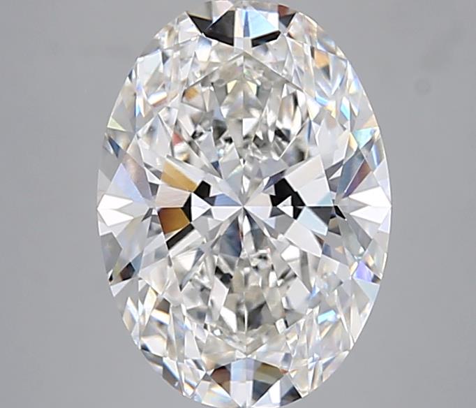 5.04 ct. oval Lab Grown Diamond front image