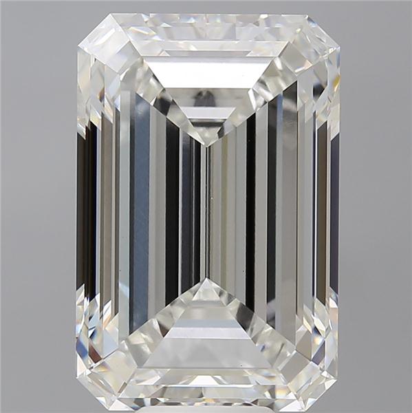 12.59 ct. emerald Lab Grown Diamond front image