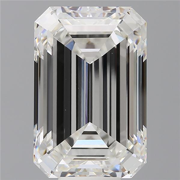 12.60 ct. emerald Lab Grown Diamond front image