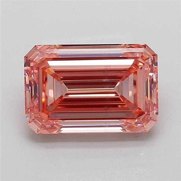 6.13 ct. emerald Lab Grown Diamond front image