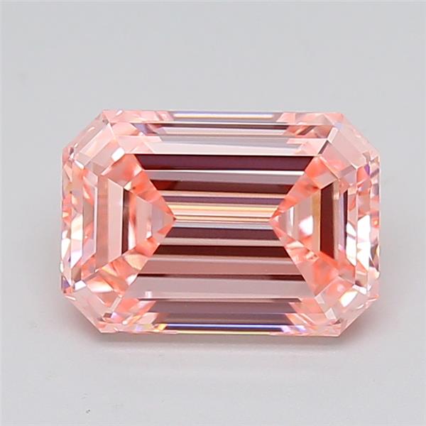 3.04 ct. emerald Lab Grown Diamond front image