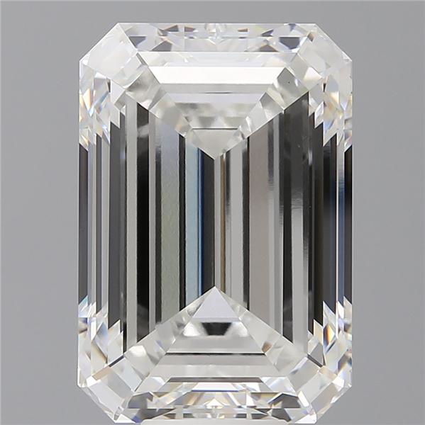 12.60 ct. emerald Lab Grown Diamond front image
